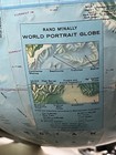 Vintage Rand Mcnally 12    With Stand World Globe Soviet Union