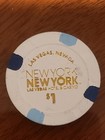 1 00 Chip From The New York New York Casino Current Version Las Vegas Nevada 