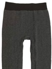 Muk Luks Womens Gray Stretch Fit Fleece Lined Leggings Pants