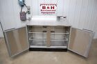 Duke 48    Work Top Stainless Steel Two 2 Door Refrigerator Cooler Ruf-48 M