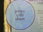 American Baby Company 100  Cotton Premium Jersey Fitted Crib Sheet Yellow   New