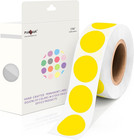 1000 Pack  Yellow Dot Stickers 1 Inch Round Circle Labels Garage Sale Stickers