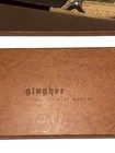 Vintage Gingher G-8 Knife Edge Chrome Dressmaker Scissors Original Box