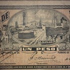 Mexico Banco De Tamaulipas 1 Peso Banknote 1914 Circulated Ungraded Uncert 