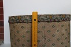 Antique 1850s Mid-19th Century Large Wallpaper Pennsylvania Hat Box  17 5  