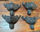 4  Furniture Legs 5 75  Cast Iron Metal  Claw Foot Tub Wood Stove Feet Salvage