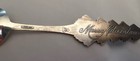 Vintage Enameled Sterling Christmas Tree Souvinir Spoon 
