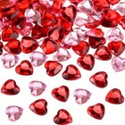 200pcs Acrylic Drill Peach Heart Flat Bottom Drill Diy Jewelry Accessories
