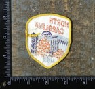Vintage North Carolina State Capital Trees Travel Souvenir Sew-on Patch Nc 1970s