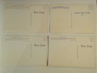 Four Vintage Railroad   Train Themed Postcards  5 5 X 3 5
