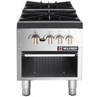 Secondhand 53  Commercial Gas Range  2 Burner Gas Stove With Total 160000 Btu