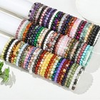 8mm Handmade Mixed Natural Gemstone Round Beads Stretchy Bracelet Healing Reiki