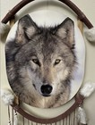 52    Dream Catcher Native American Wolf Original Mandella Handmade Leather W  Tag