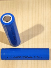 2 Pc Blue 16650  Rechargeable Battery 3 7v  2000mah Li-ion Flat Top New