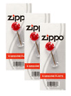 Authentic Zippo Replacement Lighter Flint 3 Pack  18 Flints For Clipper And More