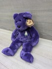 Rare Ty Beanie Original Buddy Baby 1998 Princess Diana Plush Bear 14    White Rose