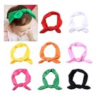 New Fashion Colorful Baby Girls Toddlers Hair Bow Tie Bands Ribbon Headbands 