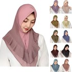 One Piece Women Amira Hijab Scarf Headscarf Wrap Muslim Shawls Islamic Cover New