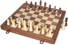 15   Wooden Chess Set With Storage Board For Adults   Children  2 Players