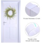 2 Pack Solid Wreath Hanger For Front Door Window Wreath Hooks Holder Over The   