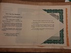 Salesman s Sample Book Of Stock Certificates Goes Steel Litho Co 