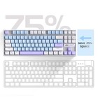 75  Mechanical Gaming Keyboard  Blue Switch  Led Blue Blue White blue Switch
