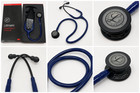3m Littmann Cardiology Iv Stethoscope  6165  Blue-black Chestpiece Black 27 