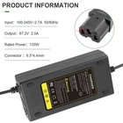 67 2v 2a Charger Power Supply With T Connector For 60v Lithium Battery Only