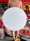 Vintage Style Metal Sign Texaco Gasoline 30 X 30 Round Not Porcelain Made Usa