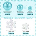 106 Pieces Christmas Vase Filler Pearl For Vase Fillers Floating Candles Cent   