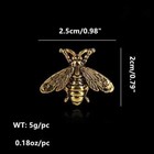2pc Stylish Bee Brooch Pin For Men And Women  Silver gold Set New