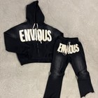 Mens Distressed Halloween Tracksuit Long Sleeve Jacket Pants Sweatsuit Sale On