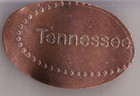 Elongated Souvenir Penny  Davy Crockett Mini-golf  Gatlinburg tennessee  Z r 522