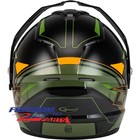 Gmax Md-74s Spectre Snow Helmet Black green W electric Shield 72-7240
