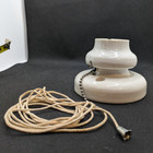Vintage Leviton Porcelain 1 Socket Ceiling Wall Light Fixture Pull String