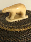 George Omnik  inupiaq 1905-1978  pt  Hope Alaskan Basket signed    1949    excellent