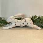 Cast Iron Bunny Rabbit Garden Figurine Doorstop Statue Cottage 17    Centerpiece