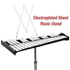 Glockenspiel Bell Kit 32 Notes xylophone Bell Kit With 8 drum Practice Pad ad   