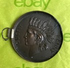 Early Lucky Indian Penny souvenir huge Medal health   Wealth hanging 3    Diameter