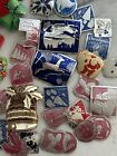 Vintage Assorted Christmas Paper Sticker Seal Lot 40 s 50 s Foil Craft Scrap Wow