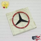 Gloss Black Size Rear Trunk Star Emblem For Mercedes C200 C300 C43 C63 C63s W205
