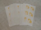  new 65 Pcs Flordots Flor Interface Carpet Tile Adhesive Squares