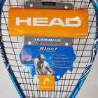 New Head Liquid Metal Blast Blue Silver Racquetball Racquet V3 5 8  Grip Nwt