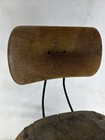 Vintage Metal Furniture Industrial Adjustable Drafting Chair Stool Usa Rustic