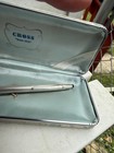 Vintage Cross Sterling Silver Ball Point Pen And Mechanical Pencil Set W  Case
