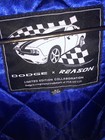 Dodge X Reason Demon Jacket Mens M Blue Varsity Racing Patches Limited Edition