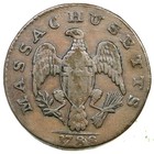 1788 13-n R-4  No Period After Massachusetts Cent Colonial Copper Coin