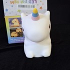 Unicorn Shaped Led Night Light Soft Squeeze Touch Control  Multicolor For Kids