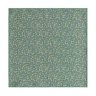 Men s 100 silk Twill Pocket Square Green Little Paisley Hand Rolled 11 8  30cm