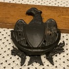 Emig Rustic Black Cast Iron Eagle Americana Door Knocker  1237b Antique Vintage